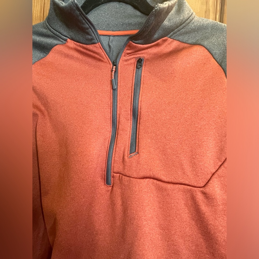 L.L. Bean Men's Mountain Fleece Half-Zip Colorblock Size Large - Picture 4 of 8